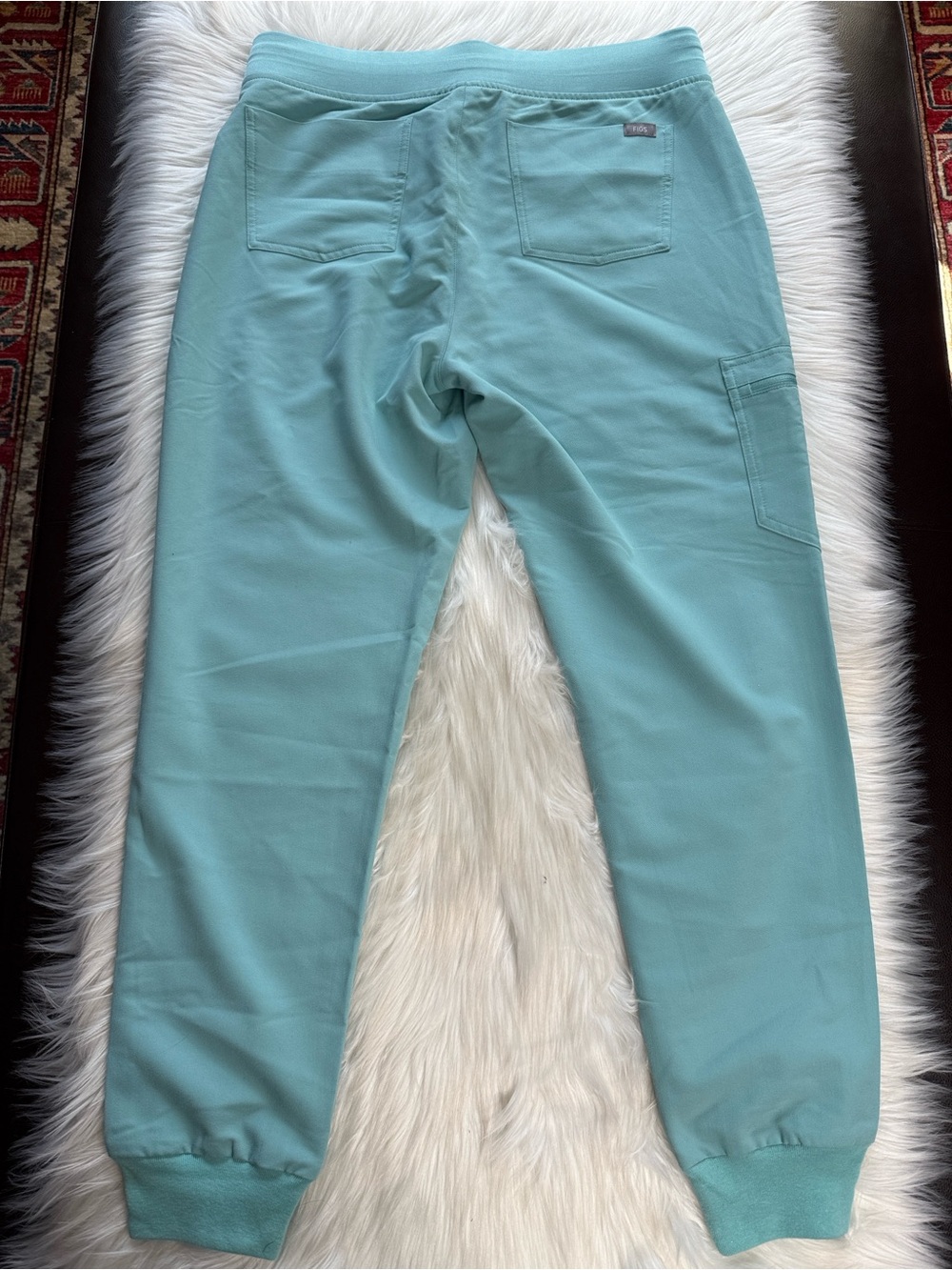 Figs Aquamarine PO 1403 Zamora Scrub Jogger Pants - Picture 5 of 6